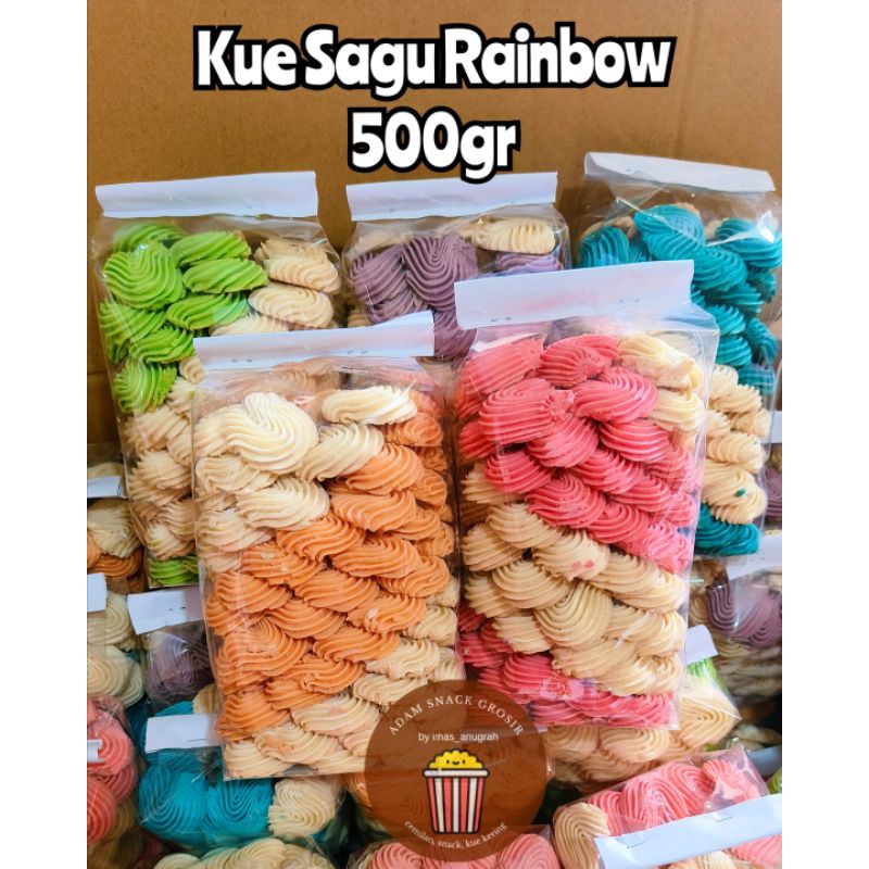 

KUE SAGU RAINBOW/ KUE ACI WARNA / KUE SAGU/500GR
