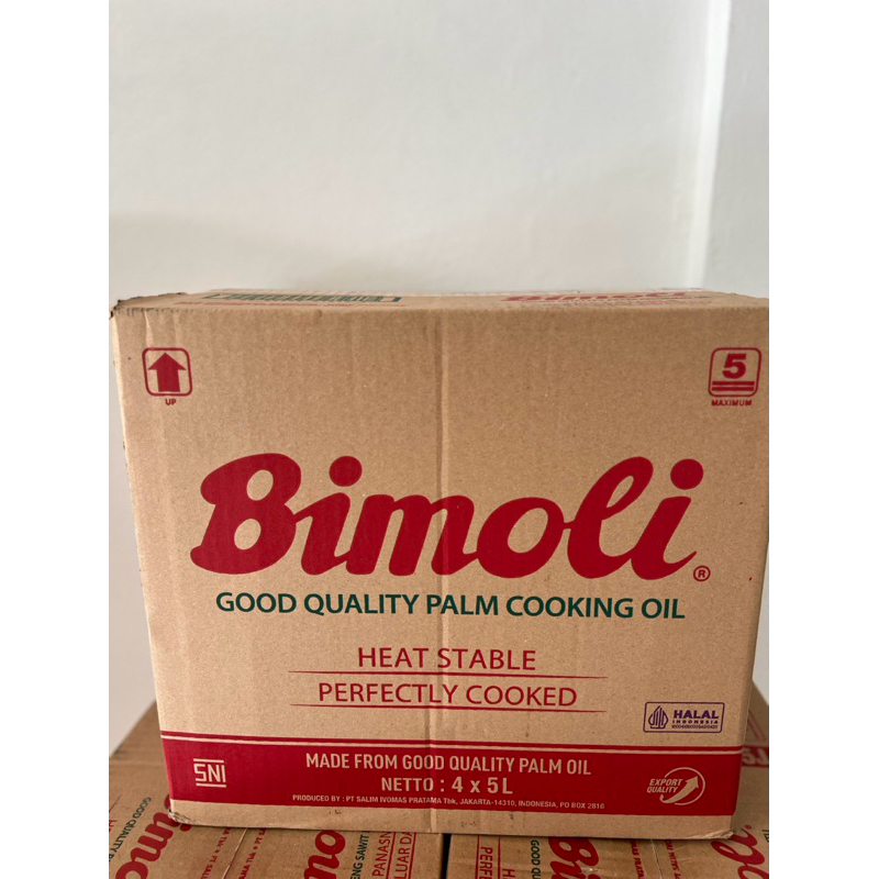 

MINYAK BIMOLI 5 LITER ( 1 dus 4pcs)