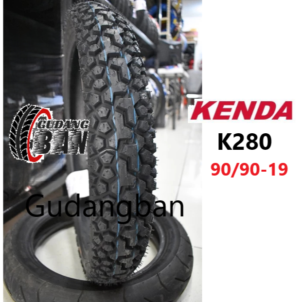 ( RING 19 ) K280  90 / 90 - 19 KENDA Dual Purpose TUBETYPE Trail Custom SEMITRAIL