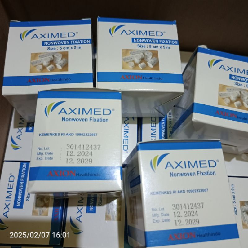 plester 5cm x 5m aximed