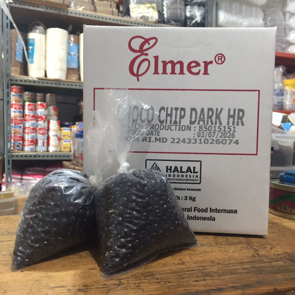 

Choco Chips 250gram Merk Elmer Coklat Koko Chip