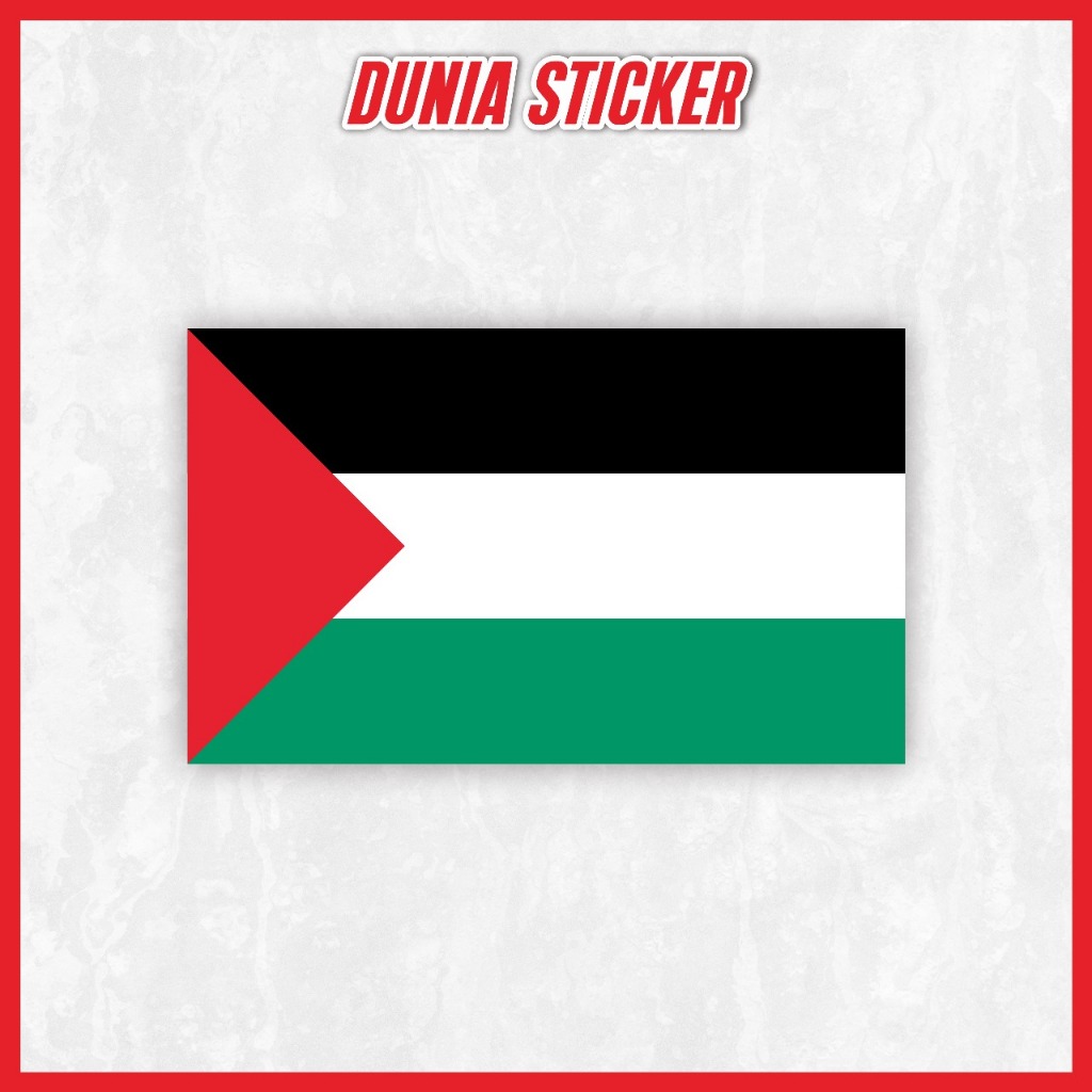 

STICKER BENDERA PALESTINA FREE PALESTINE BAHAN VINYL ANTI AIR