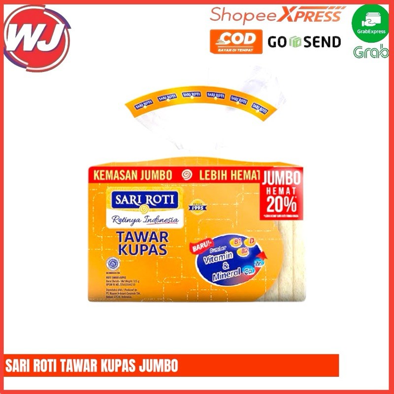 

SARI ROTI JUMBO TAWAR KUPAS