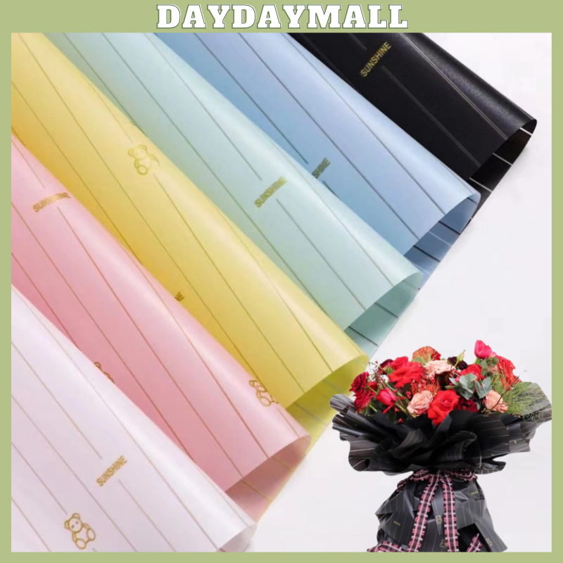 

Kertas Buket Bunga Flower Wrapping Cellophane Waterproof Florist 6096
