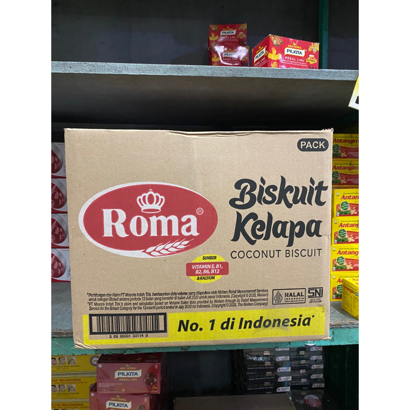 

BONUS 1 CONTAINER SETIAP PEMBELIAN 5 DUS ✨ ROMA BISKUIT KELAPA 1 DUS ISI 4x7x300gr ❗️(HARGA TERMURAH)❗️