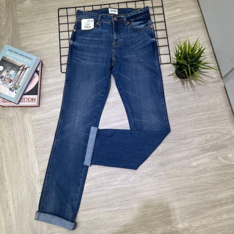 celana wrangler pria original SLIM STRAIGHT