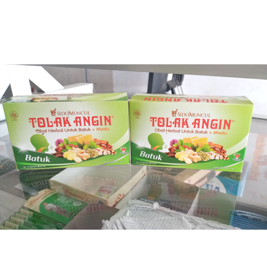 

Tolak angin batuk sidomuncul satu box isi 5 sachet/tolak angin batuk/sidomuncul