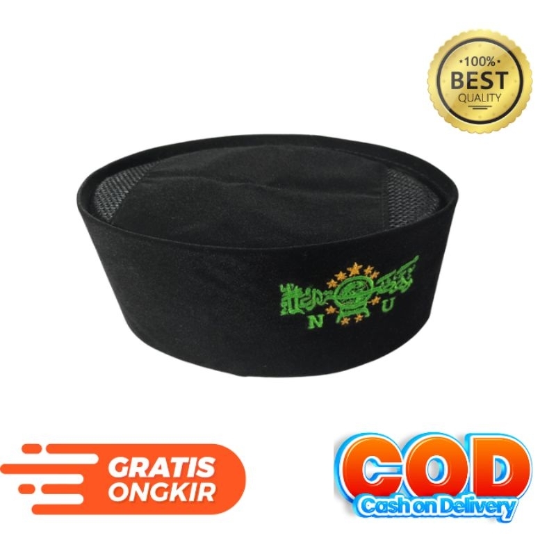 PECI SONGKOK NU AC BORDIR HITAM SONGKOK NU POLOS  SONGKOK AC KOPIAHPECI POLOS