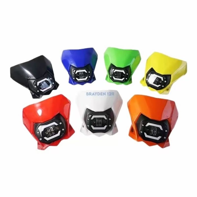 Headlamp reflektor led KLX D-Tracker 150 LED Daymaker