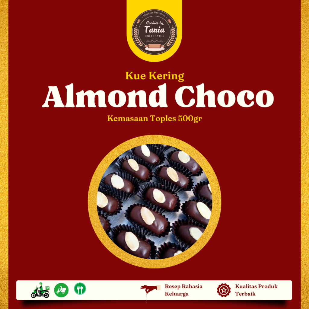 

Kue Kering Premium - London Almond Choco 500gr