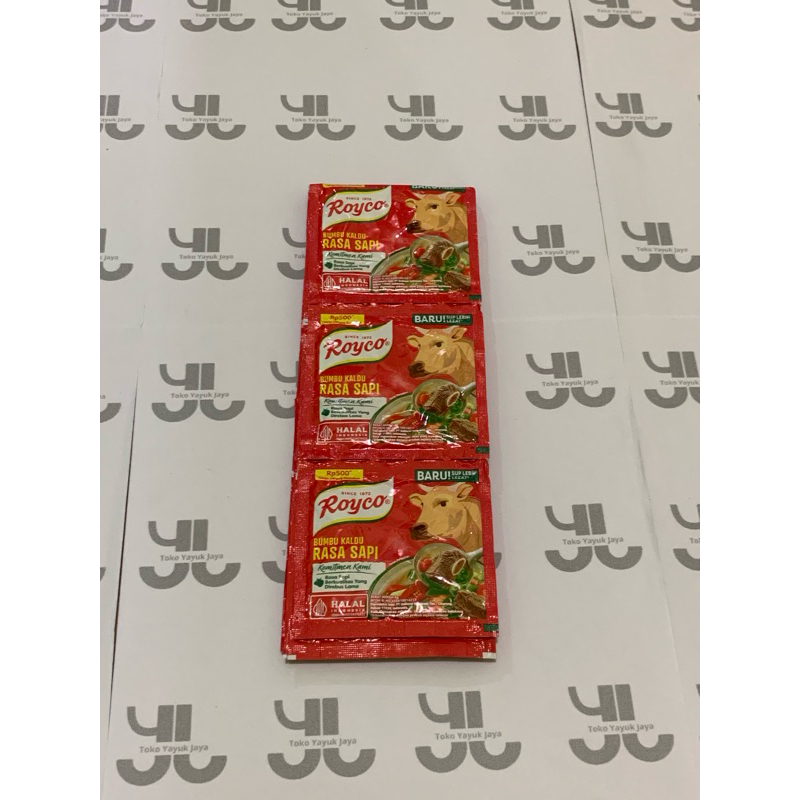 

Royco kaldu sapi 8gr 1R/isi12pcs