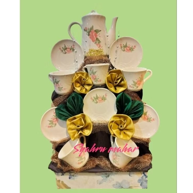

parsel lebaran teaset teko/parsel teaset