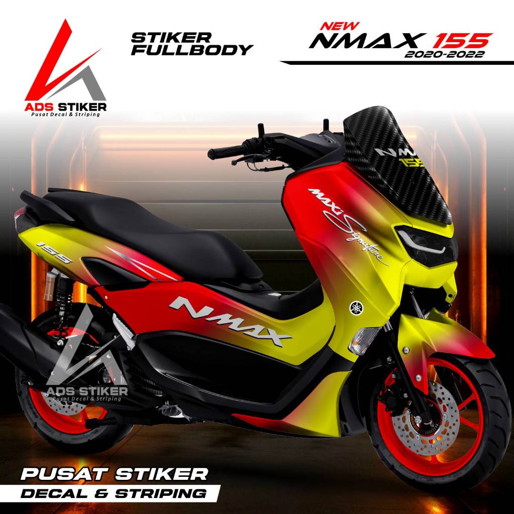 (COD) - Decal Nmax 155 New Fullbody - Stiker Nmax new 155 motif Bunglon