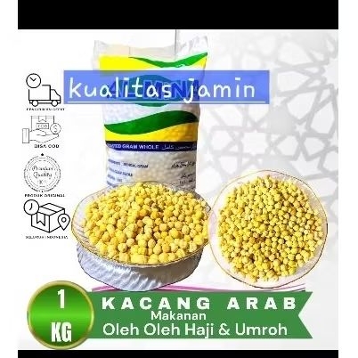 

kacang arab 1 kg . kacang panggang siap makan . dan oleh2 haji dan umroh