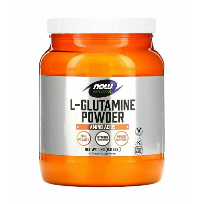 Now L Glutamine Powder 2.2 lbs 1 Kg Muscle Fitnes Recovery , Kesehatan Pencernaan & Pasca Operasi Us