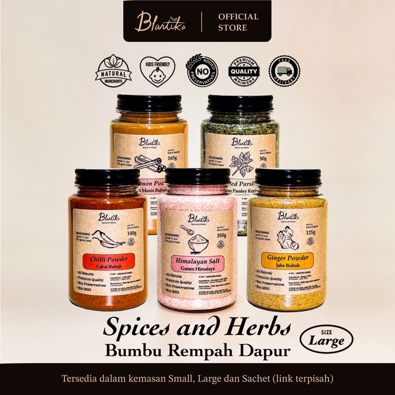 

Blantika - Bumbu Rempah Dapur Premium (Kemasan Large) Non MSG