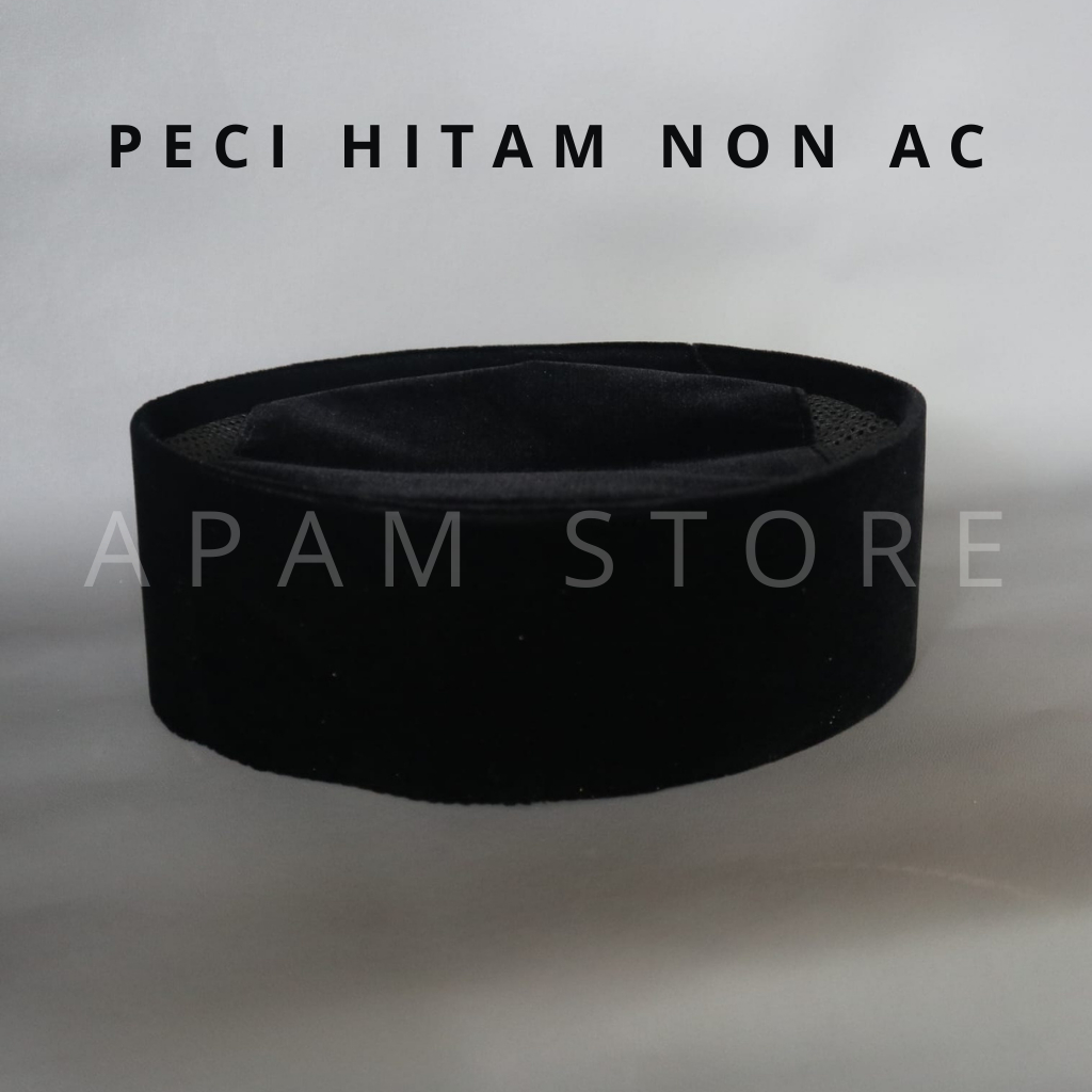 peci hitam polos dewasa anak murah peci polos hitam tinggi 9 bahan bludru