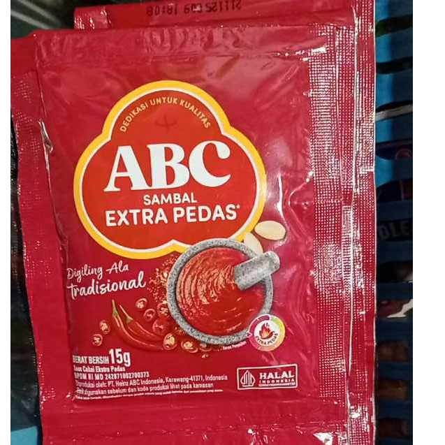 

Sambal ABC Extra Pedas 1 pak - 10 sachet