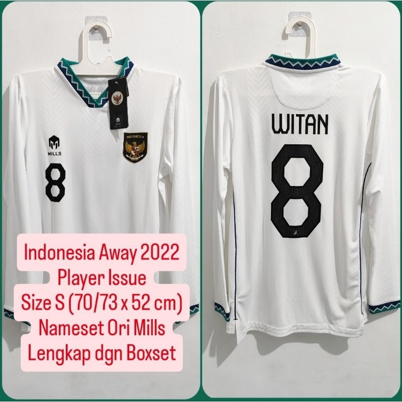 Jersey Original Player Issue Timnas Indonesia AFF 2022 Long Sleeve Lengan Panjang