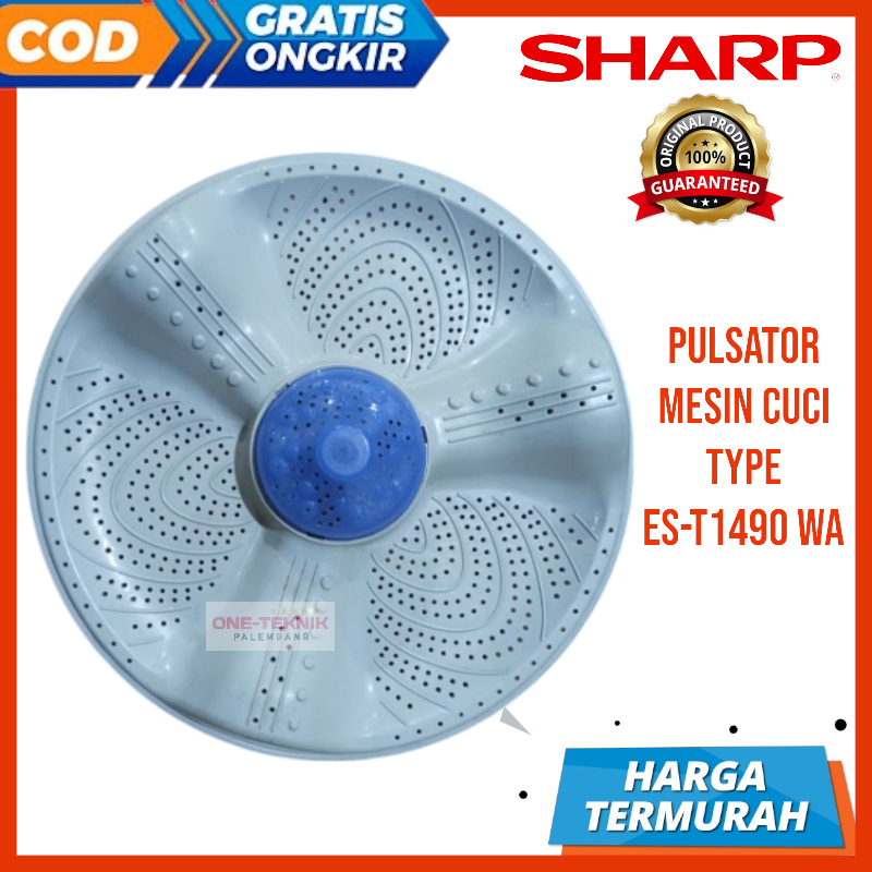 PULSATOR MESIN CUCI SHARP 2 TABUNG ES-T1490WA ORIGINAL