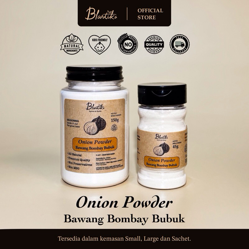 

Blantika - Bawang Bombay Bubuk / Onion Powder