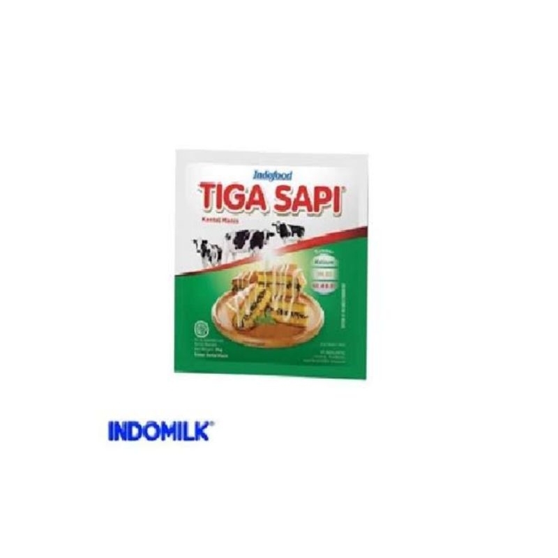 

SUSU KENTAL MANIS TIGA SAPI PUTIH SACHET 45 GR x 6pcs