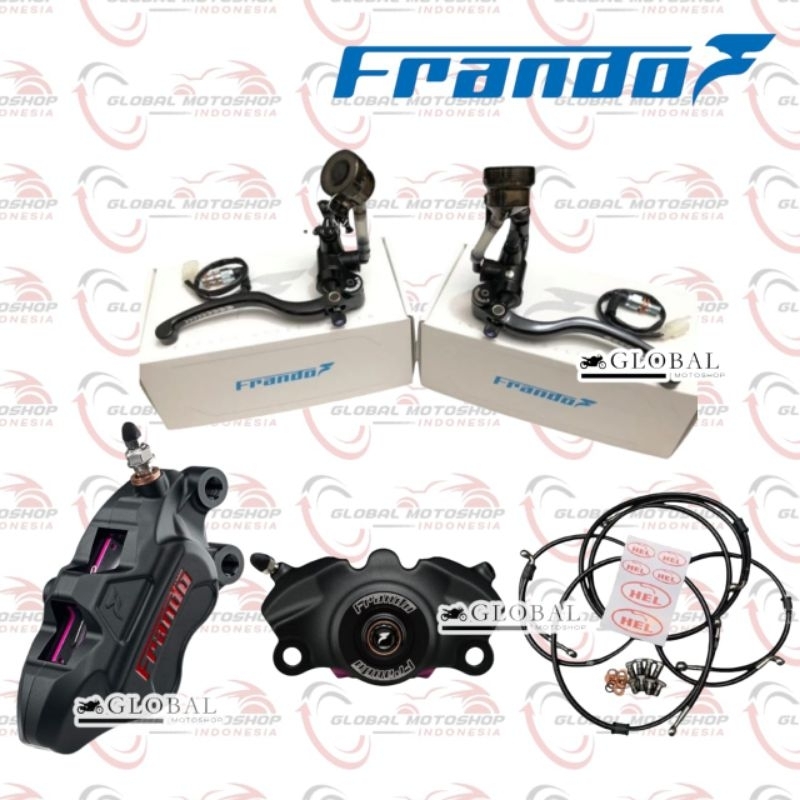 Paket Pengereman Nmax Turbo //  Pengereman Nmax Turbo Nmax Neo Full Set By Frando Brakes RPD Hel Per