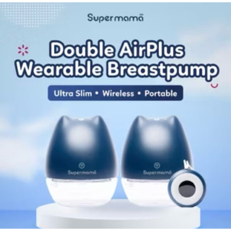 Supermama Double Airplus Wearable Breastpump (Preloved)