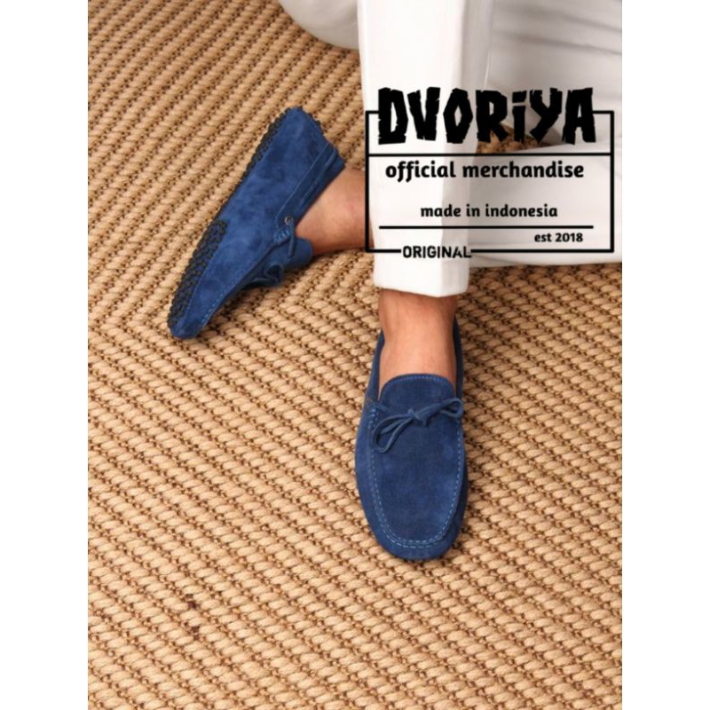 sepatu loafers moccasins pansus suede pria wanita pantopel santai