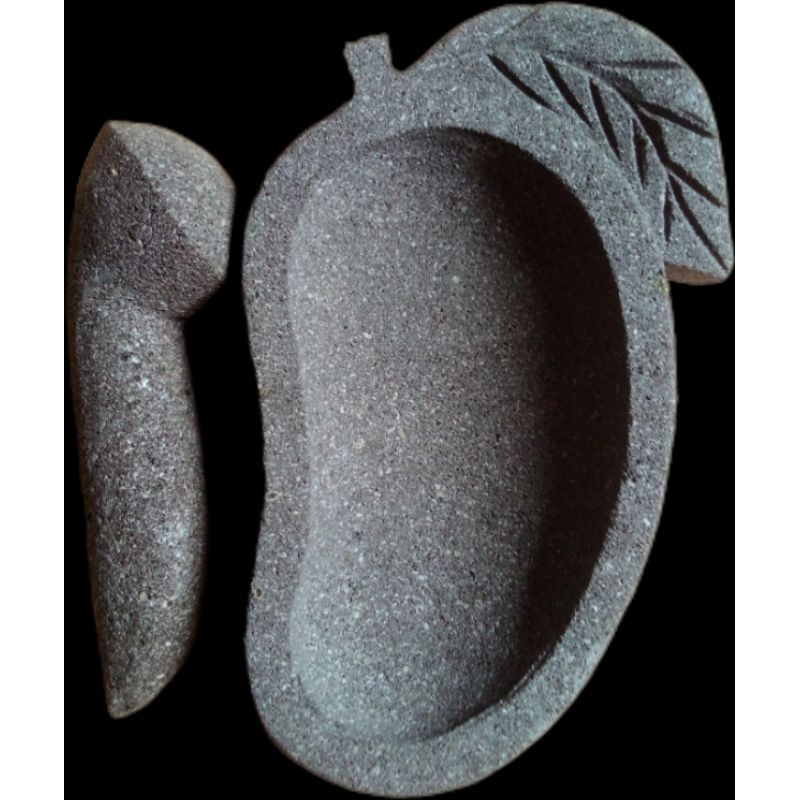 #cobek batu asli karakter mangga# cobek batu asli# cobek mangga #leper mangga #