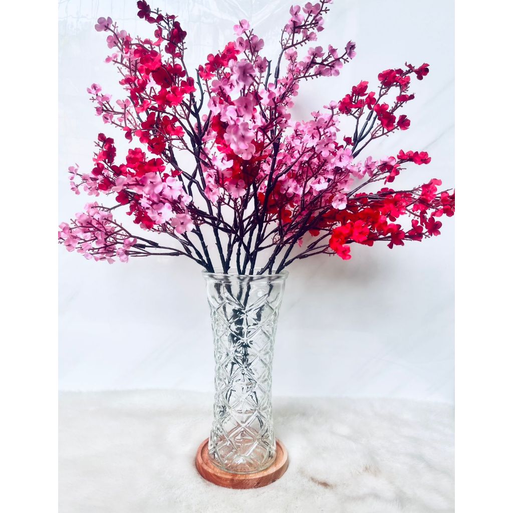 Vas Kaca Tabung Vas Kaca Bening Vas Kaca Wedding Decoration Vas Kaca Tinggi