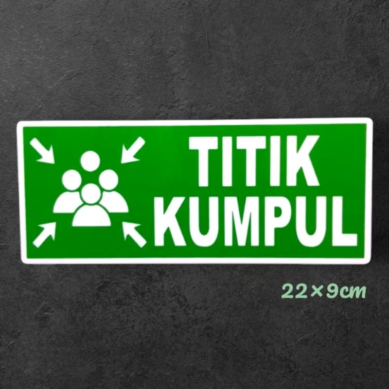 

Akrilik sign papan nama TITIK KUMPUL