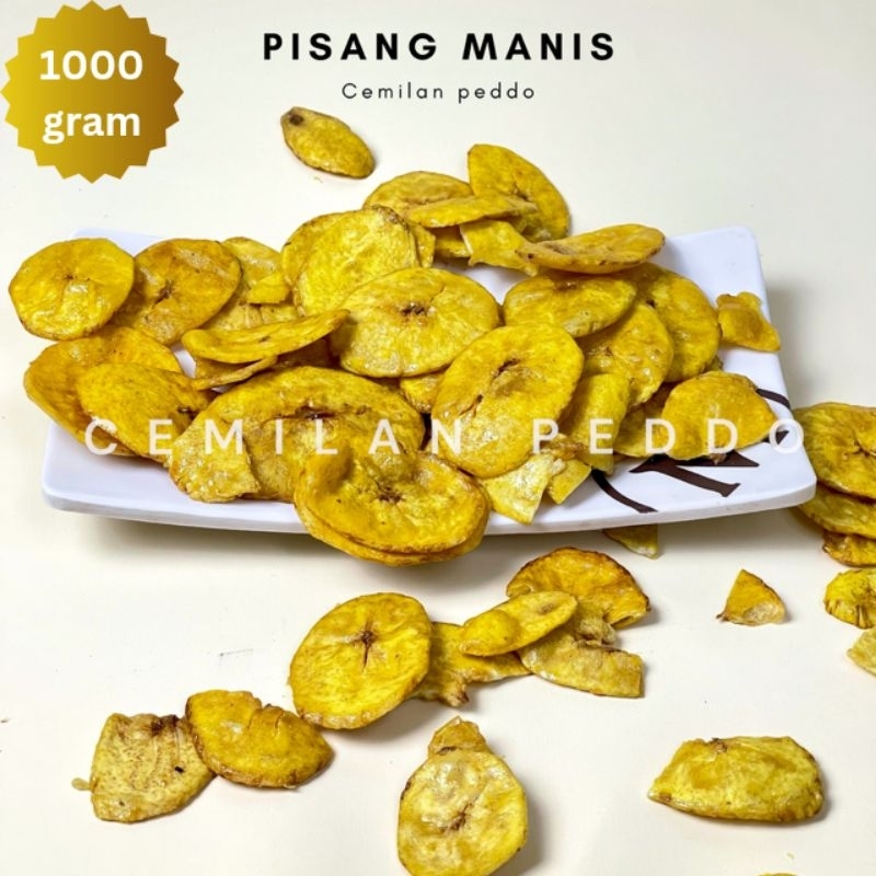 

KERIPIK/SNACK PISANG MANIS GOLDEN 1 KG