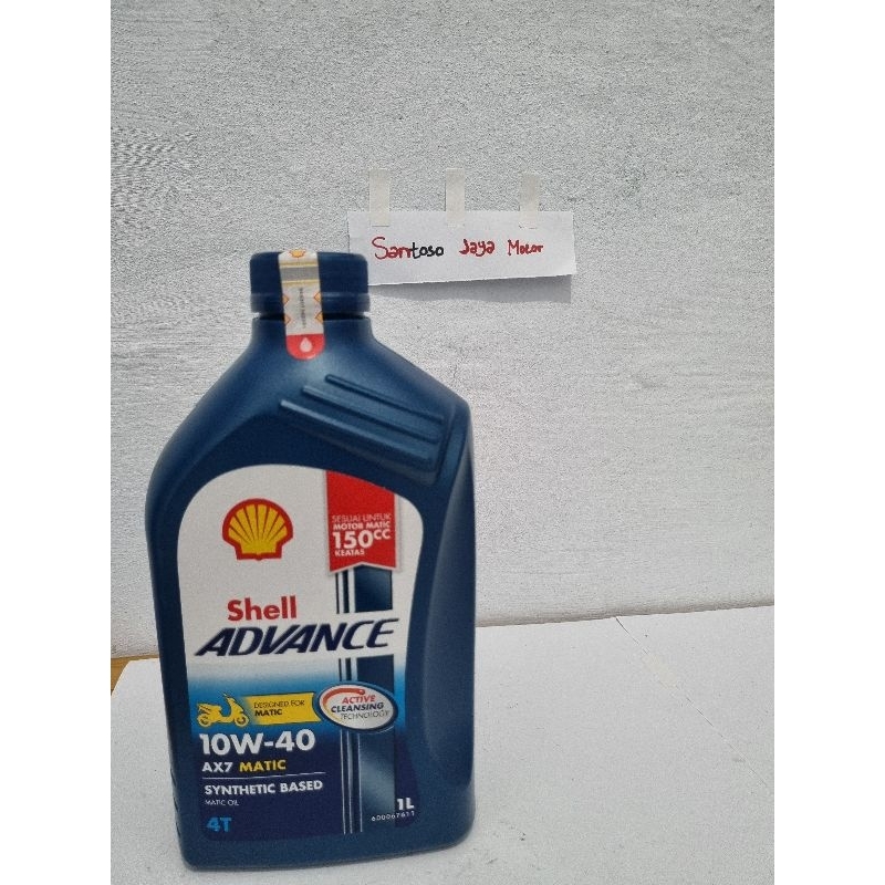 Oli Shell Advance 7 AX7 Matic 1000 ML 1 L 10 W - 40