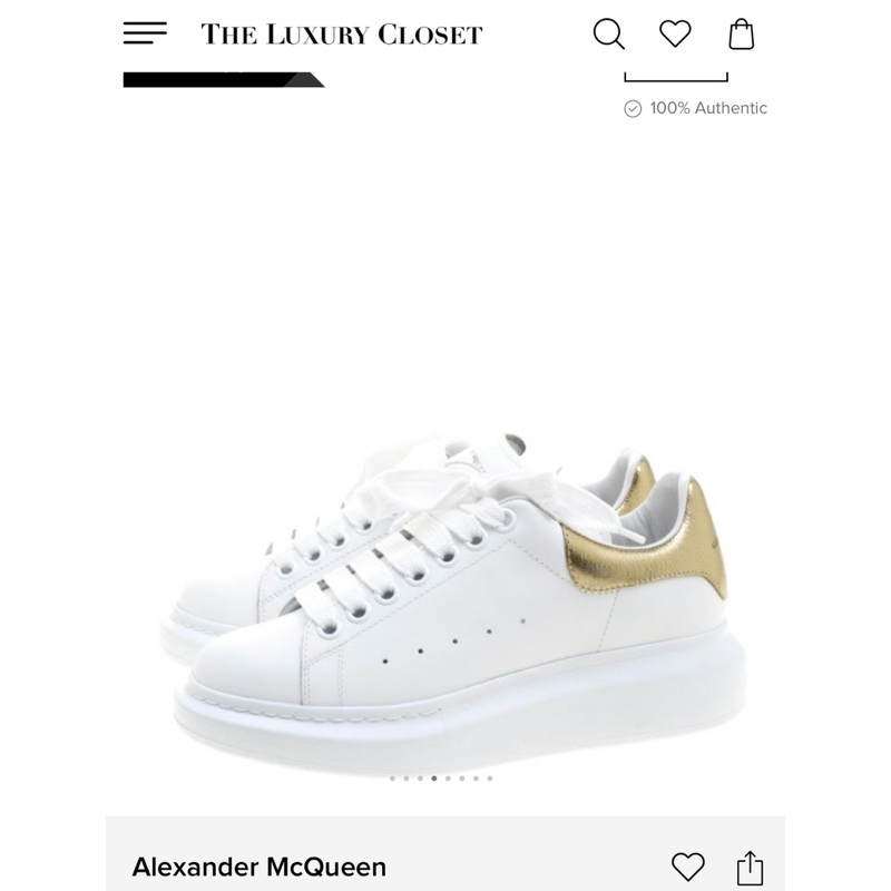 Alexander McQueen Original Made in Italy size 37 Preloved by owner