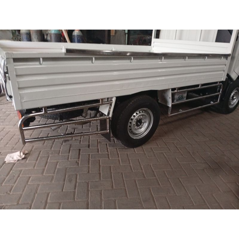 Deck samping traga dan bumper pengaman ISUZU TRAGA cover sayap samping pickup pick up