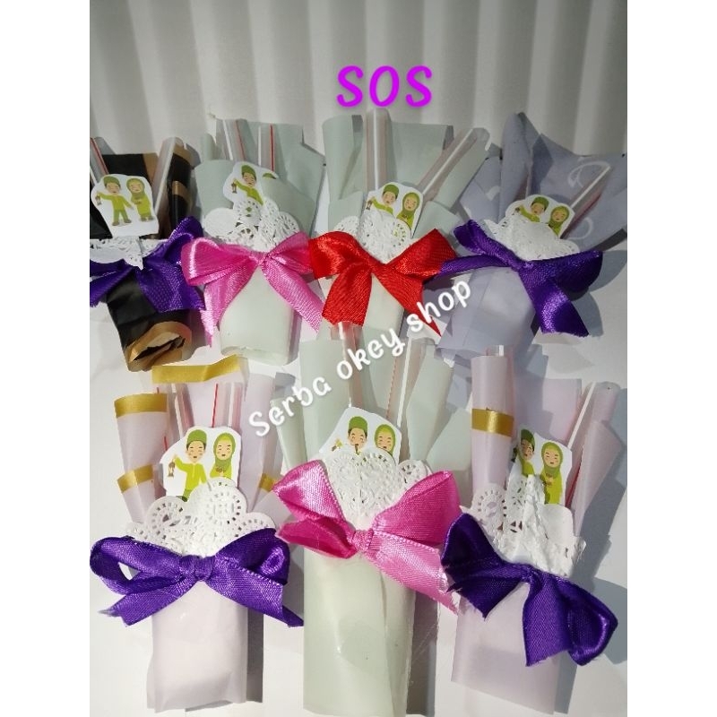 

SOS amplop buket sedotan 1pcs