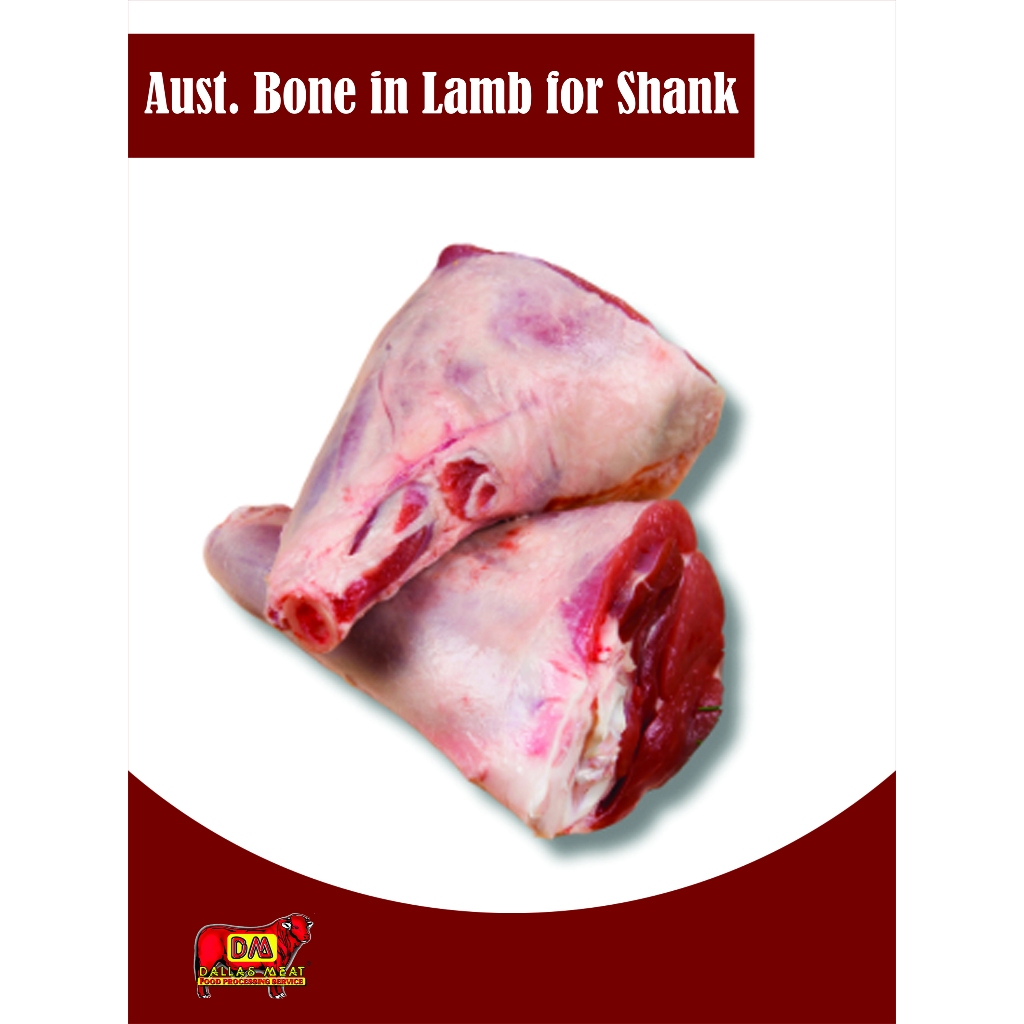 

Aust. Bone in Lamb Foreshank / Daging domba has dalam