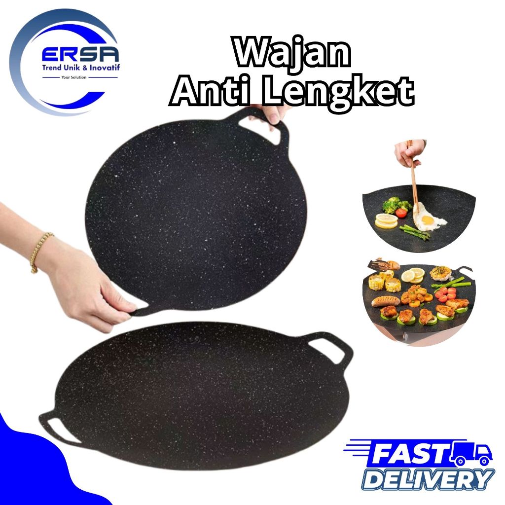 WAJAN ANTI LENGKET / ALAT PANGGANGAN / WAJAN KONDUKSI SERBAGUNA / PANCI TEFLON / TEFLON BAKAR