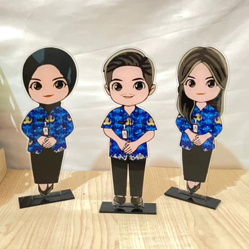 Piala Guru KORPRI kado Guru Akrilik Custom Plakat Guru Korpri akrilik