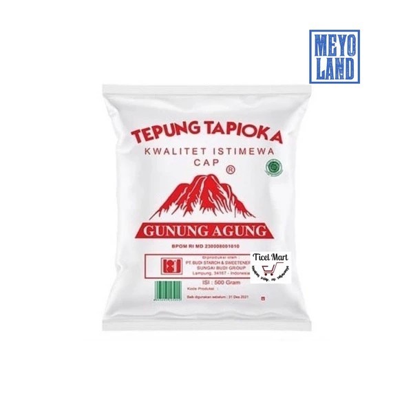 

Tepung Tapioka Sagu Kemasan Cap Gunung Agung 500gr 500 gr