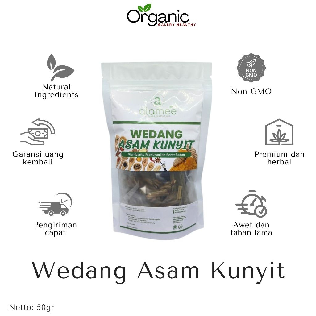 

Wedang Uwuh Asam Kunyit Premium Asli Rempah Minuman Herbal Alami Langsung Seduh Lengkap dan Komplit