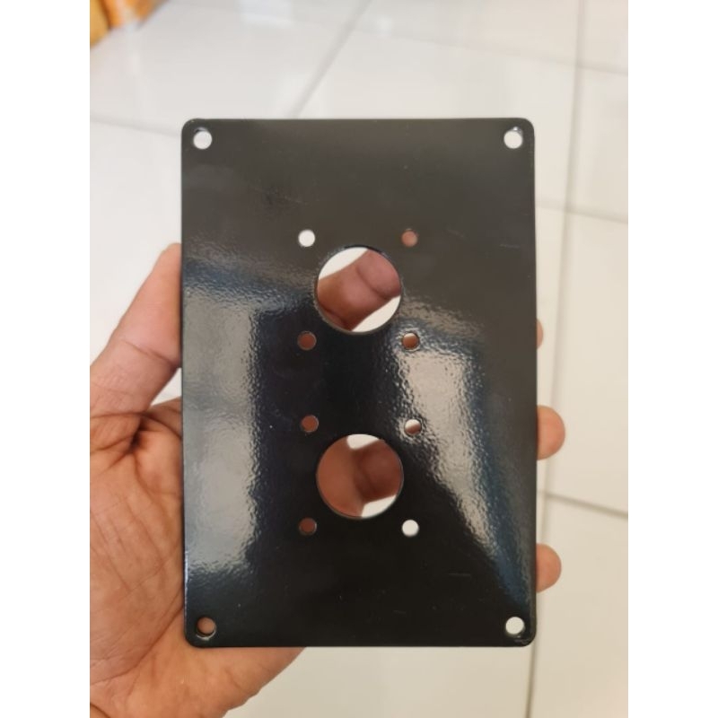 PLAT SPIKON UNTUK SOKET SPIKON SPL AUDIO UK 10X15 CM ( VIDEO CONTOH TERPASANG SOKET )