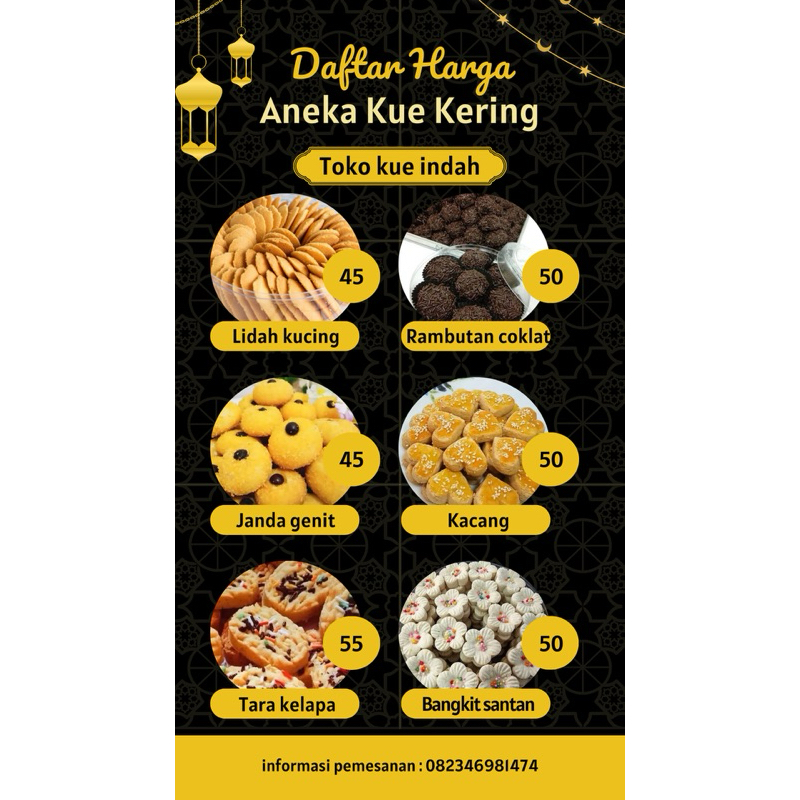 

kue kering di jamin enak kemasan 500gr..