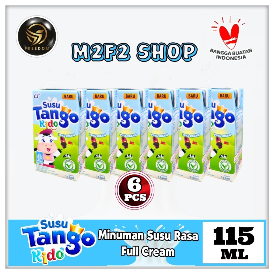 

Susu Kids Tango Kido Full Cream Kotak UHT - 115 ml (Kemasan 6 Pcs)