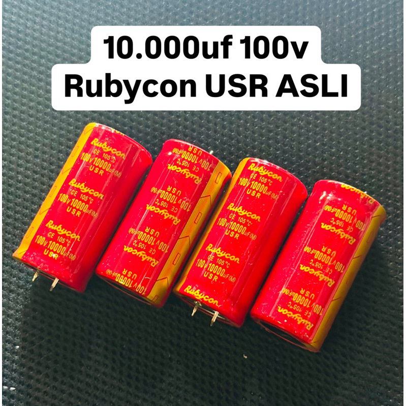ELCO RUBYCON 10000uf 100V USR MERAH ORI