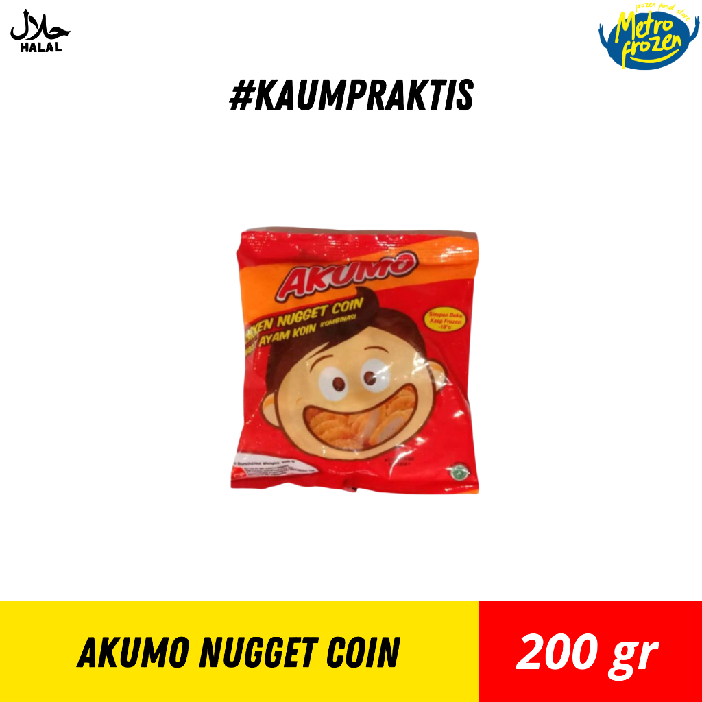 

AKUMO Nugget Ayam Coin 200gr // akumo nuget ayam 200gr // nuget kecil // nugget viral