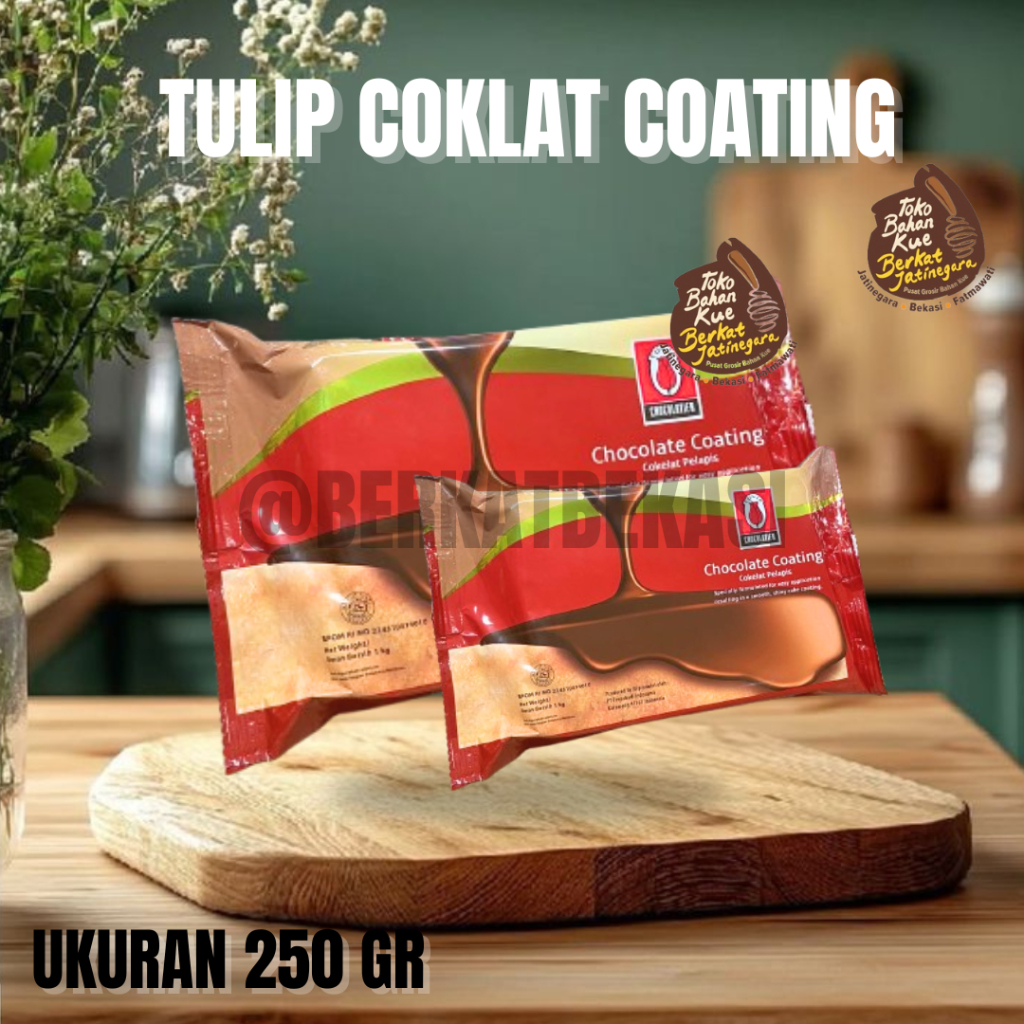 

COKLAT TULIP COATING KEMASAN 250 KG / COKLAT PELAPIS