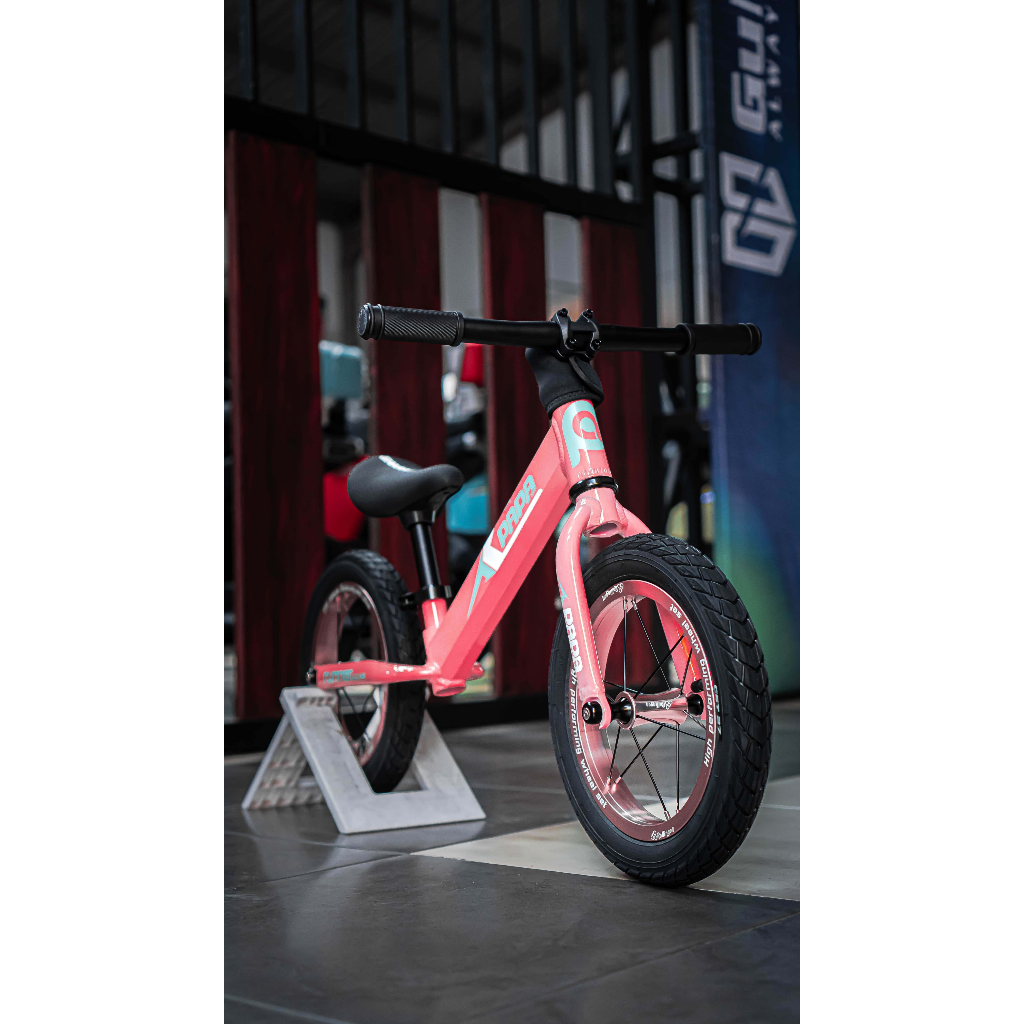 Sepeda Anak Balance Bike PAPA BIKE Push Bike Runner Pro 12inch Pink. 37539