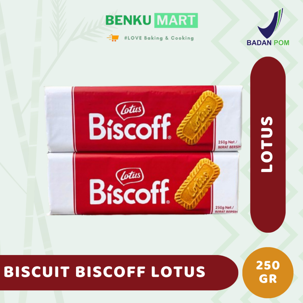 

Biscuit lotus biscoff 250 gram l Dekorasi kue